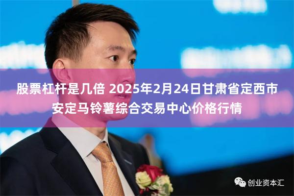 股票杠杆是几倍 2025年2月24日甘肃省定西市安定马铃薯综合交易中心价格行情